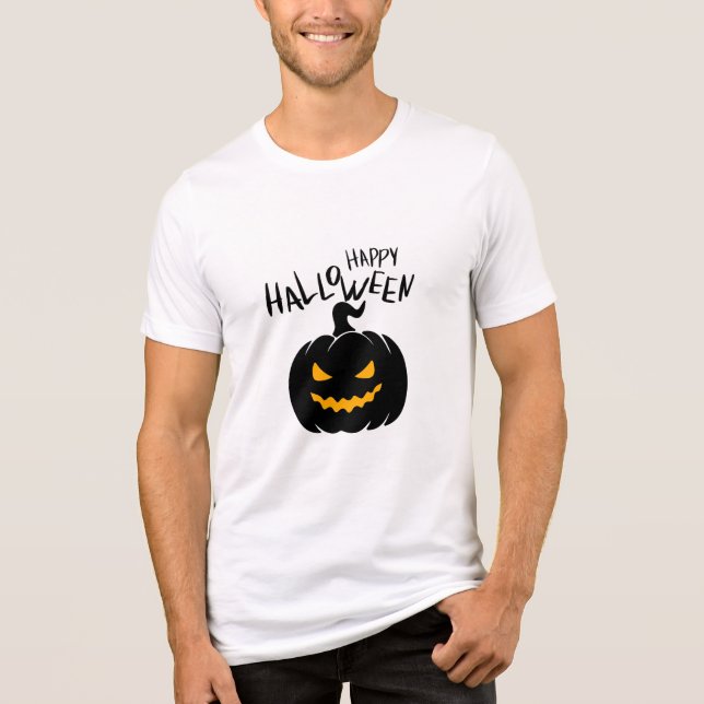 Camiseta Triblenda Happy Halloween (Anverso)