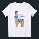 Camiseta Triblenda Happy Llamakah Funny Hanukkah<br><div class="desc">Diseño festivo personalizado de Hanukkah.</div>