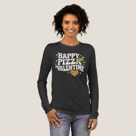 Camiseta Triblenda Happy Pizza Valentine Funny Pizza Love Design