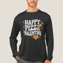 Camiseta Triblenda Happy Pizza Valentine Funny Pizza Love Design