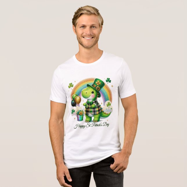 Camiseta Triblenda Happy St. Patrick’s Men’s  (Anverso Completo)