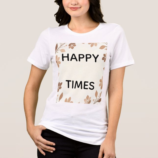 Camiseta Triblenda Happy time (Anverso)