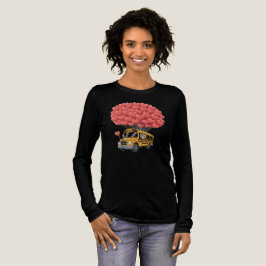Camiseta Triblenda Happy Valentine's Day Bus with Owl