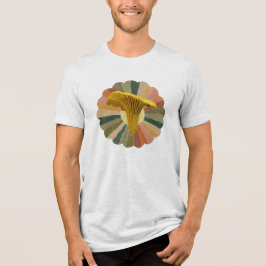 Camiseta Triblenda Happy Yellow Chanterelle Mushroom