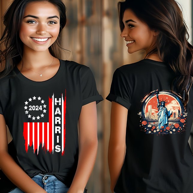 Camiseta Triblenda Harris 2024: Audaz apoyo a las elecciones (Subido por el creador)