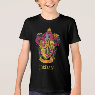 Camiseta Triblenda Harry Potter | Escudo de Gryffindor Dorado y Rojo