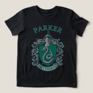 Camiseta Triblenda Harry Potter   Escudo de Slytherin Verde