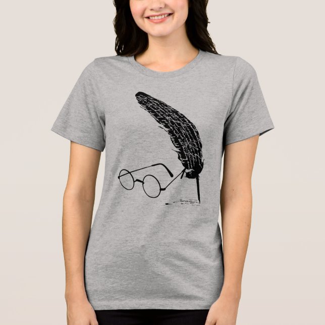 Camiseta Triblenda Harry Potter | Gafas Y Cuencas (Anverso)