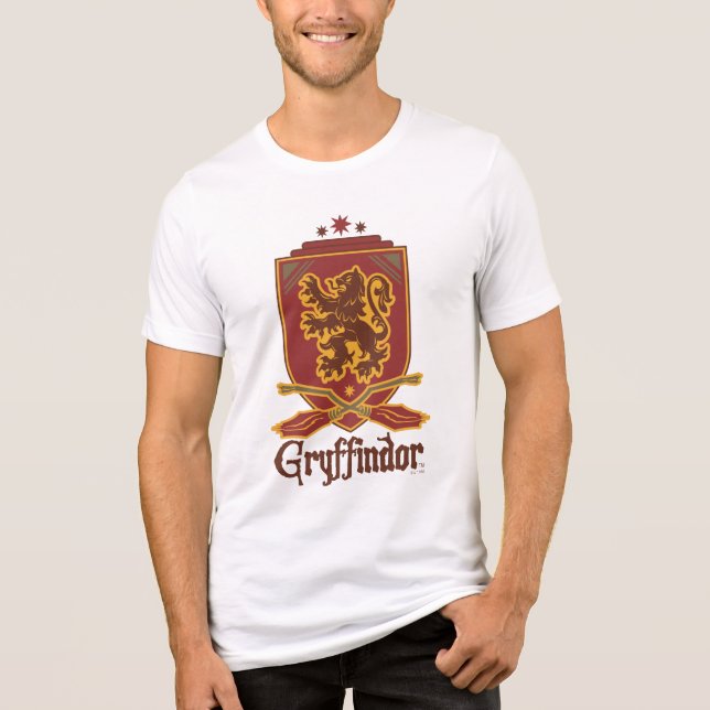 Camiseta Triblenda Harry Potter | Gryffindor QUIDDITCH™  Insignia (Anverso)
