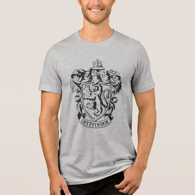 Camiseta Triblenda Harry Potter| Gryffindor Stencil Sketch (Anverso)