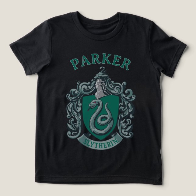 Camiseta Triblenda Harry Potter | Slytherin Crest Green (Diseño delantero )