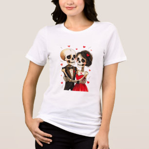 Camiseta Triblenda Hasta que la Muerte nos Separe Diseño de Pareja de