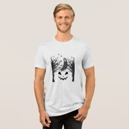Camiseta Triblenda Haunted Forest Ghost Silhouette T-Shirt | Dark Min