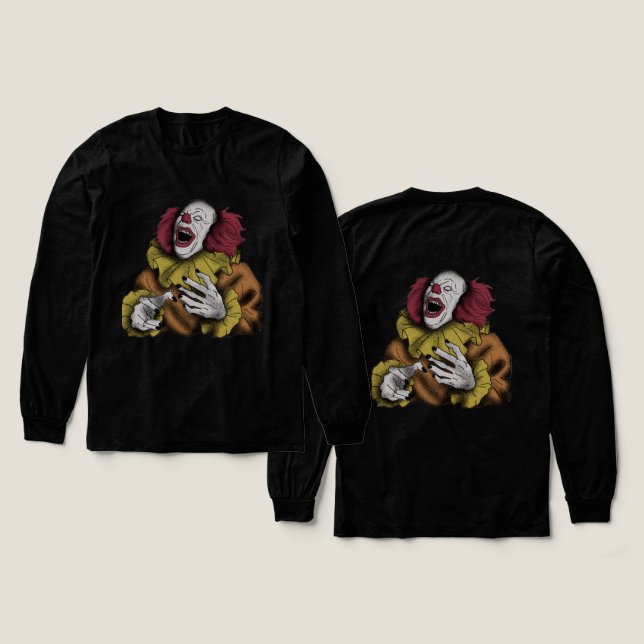 Camiseta Triblenda Haunting Vibes Halloween Men’s T-Shirt (Diseño frontal y trasero)