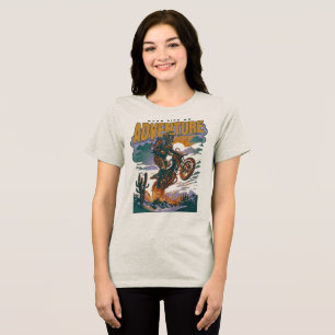 Camiseta Triblenda Haz de la Vida una Aventura –Ciclista