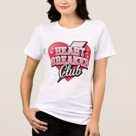 Camiseta Triblenda Heart Breaker Club Valentine – Bold Pink Heart