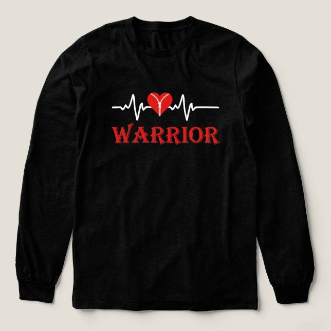 Camiseta Triblenda Heart Warrior Zipper Heart (Diseño traserp)