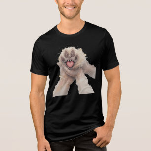 Camiseta Triblenda "Heartwarming Human Hand Holding Dog Paw T-Shirt –