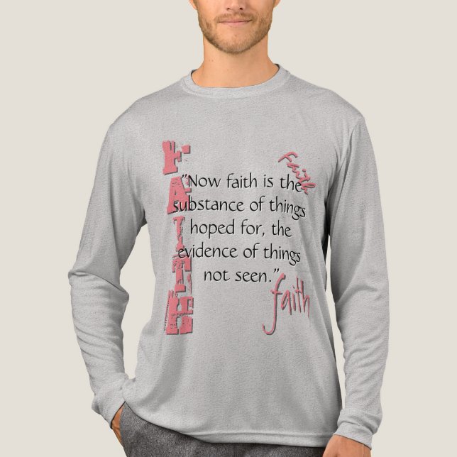 Camiseta Triblenda Hebreos 11:1 Paso (Anverso)