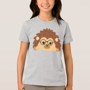 Camiseta Triblenda Hedgehog con gafas