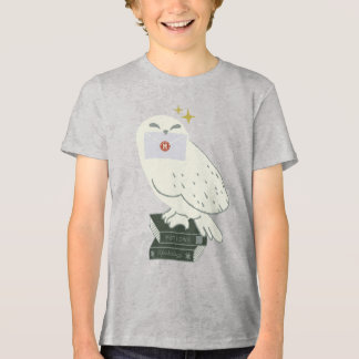 Camiseta Triblenda Hedwig con dibujo caprichoso de carta