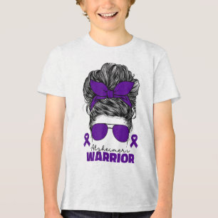 Camiseta Triblenda Heimers Warrior Para Mujeres Heimer Messy Bun _1