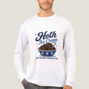 Camiseta Triblenda Helado Hoth Chocolate Oscuro Divertido
