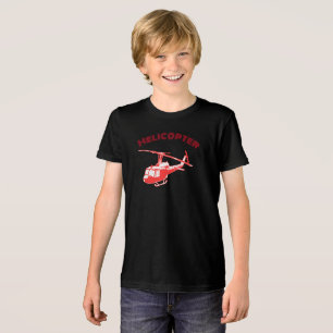 Camiseta Triblenda Helicóptero de los chicos de verano