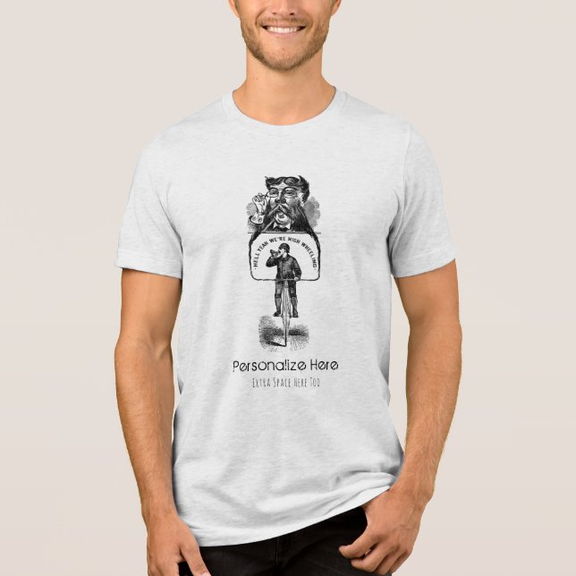 Camiseta Triblenda Hell Yeah Personaliza tu antigua bicicleta de alta (Anverso)