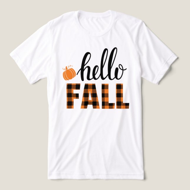 Camiseta Triblenda Hello Fall (Diseño delantero )