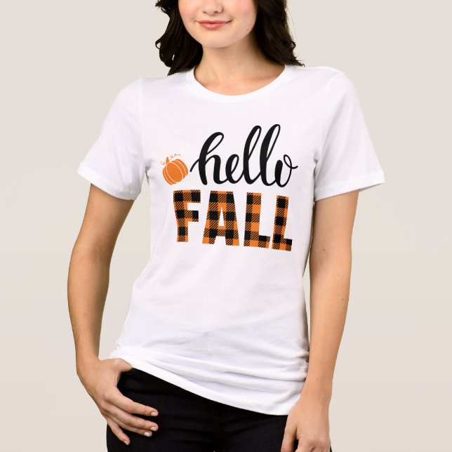 Camiseta Triblenda Hello Fall (Anverso)