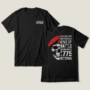 Camiseta Triblenda Hermandad de Artillería de Campo Veterano Cráneo