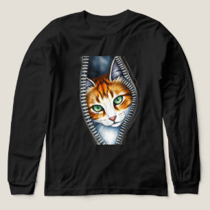 Camiseta Triblenda Hermosa colección de gato estilo moda cute acuarel