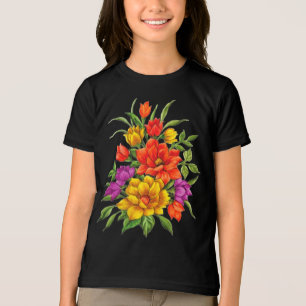 Camiseta Triblenda Hermoso Bouquet De Flores-34123