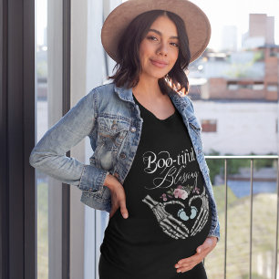 Camiseta Triblenda Hermoso niño bendecido corazón de esqueleto gótico