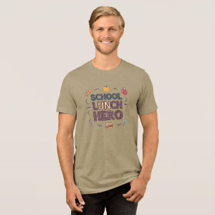 Camiseta Triblenda Héroe del almuerzo escolar