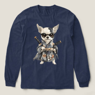 Camiseta Triblenda Héroes Chihuahua - DIBUJO A MANO de perro en acuar