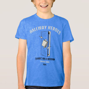 Camiseta Triblenda Héroes Personalizados del Pasillo Escolar