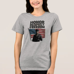 Camiseta Triblenda Héroes Veterano Día Diseño Patriótico