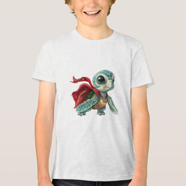 Camiseta Triblenda Heroica tortuga marina en el Cabo Rojo (Anverso)