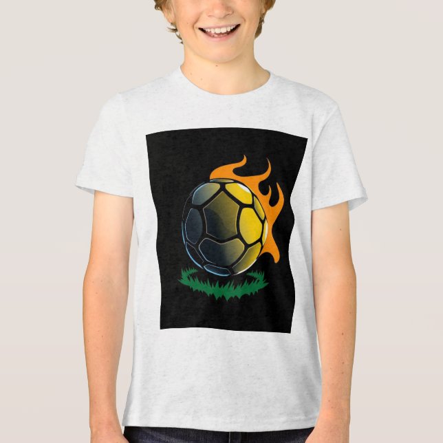 Camiseta Triblenda „Herzschlag des Spiels – Fußball ist Leidenschaft“ (Anverso)