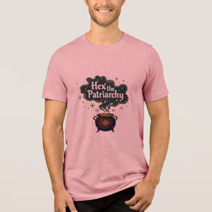 Camiseta Triblenda Hex el patriarcado - Estética de brujería feminist