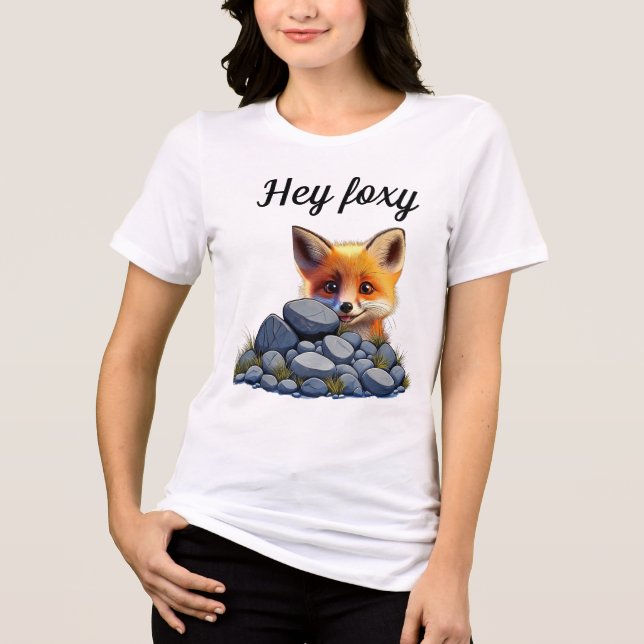 Camiseta Triblenda Hey foxy (Anverso)