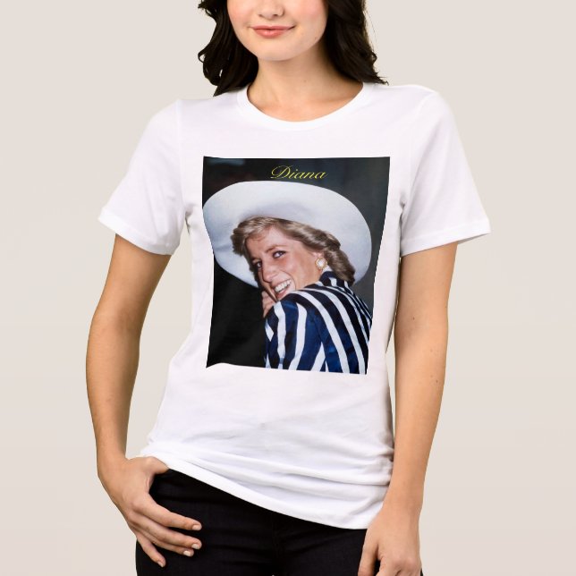 Camiseta Triblenda HH Princesa Diana Australia 1988 Pro Photo HD (Anverso)