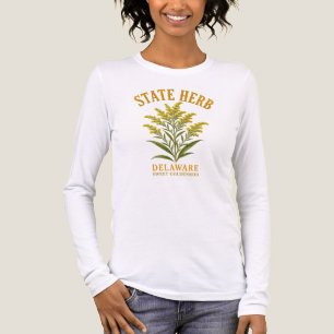 Camiseta Triblenda Hierba del Estado de Delaware Sweet Goldenrod
