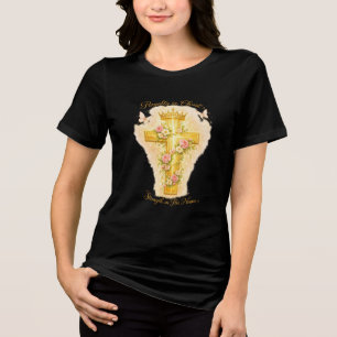 Camiseta Triblenda Hija del Rey-Realeza en Cristo