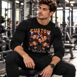 Camiseta Triblenda Hip Hop de Foto Personalizada