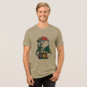 Camiseta Triblenda Hip Hop Personalizado Animal Graphic Tee