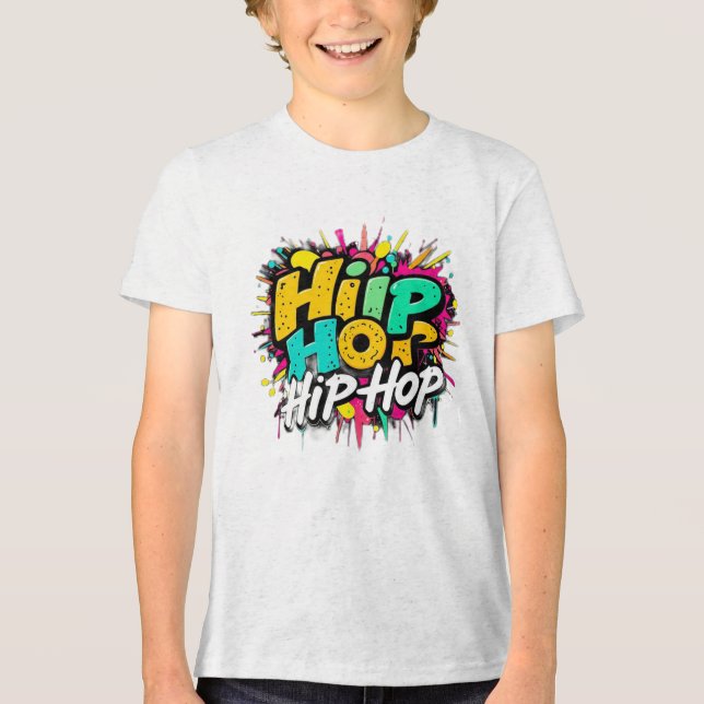Camiseta Triblenda „Hip-Hop Vibes – Stimme der Straße“ (Anverso)