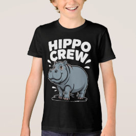 Camiseta Triblenda Hippo Crew Hippopotamus